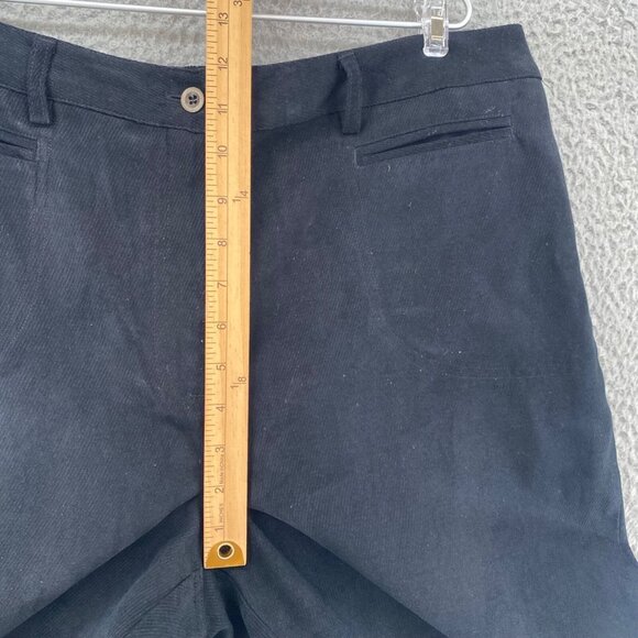 Chicos Pants Womens 2.5 US 14R Black Wide Leg Pockets Brushed Office Career Work - Picture 9 of 12